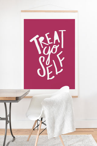Leah Flores Treat Yo Self Art Print And Hanger