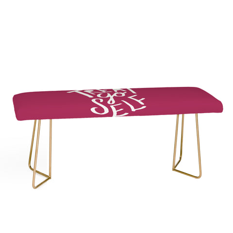 Leah Flores Treat Yo Self Bench