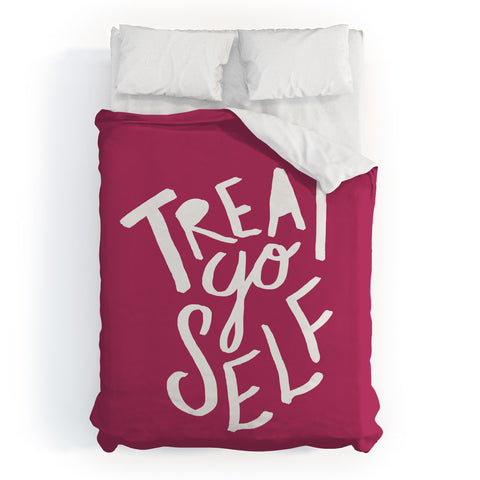 Leah Flores Treat Yo Self Duvet Cover