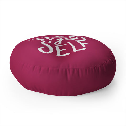 Leah Flores Treat Yo Self Floor Pillow Round