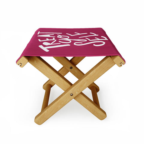 Leah Flores Treat Yo Self Folding Stool