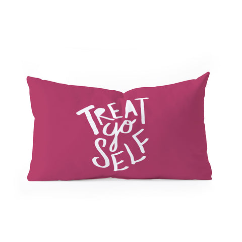 Leah Flores Treat Yo Self Oblong Throw Pillow