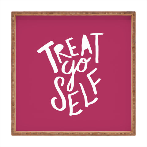 Leah Flores Treat Yo Self Square Tray