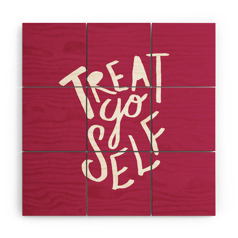Leah Flores Treat Yo Self Wood Wall Mural