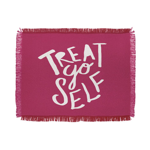 Leah Flores Treat Yo Self Throw Blanket
