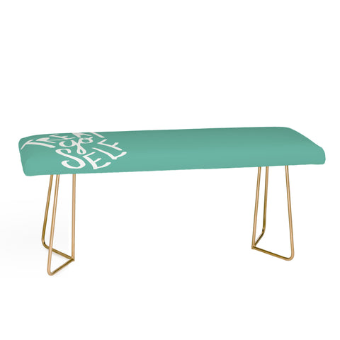 Leah Flores Treat Yo Self x Aquamarine Bench