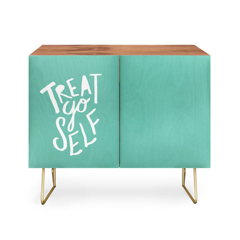 Leah Flores Treat Yo Self x Aquamarine Credenza