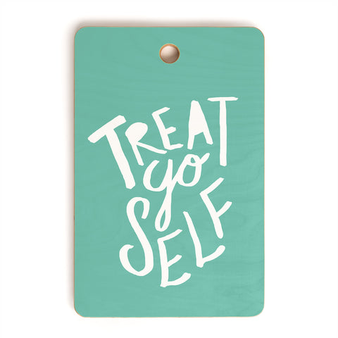 Leah Flores Treat Yo Self x Aquamarine Cutting Board Rectangle