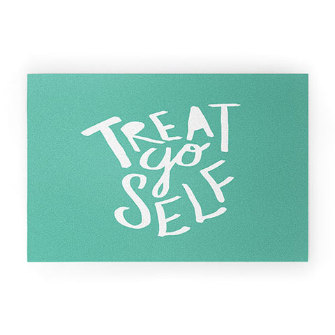 Leah Flores Treat Yo Self x Aquamarine Welcome Mat