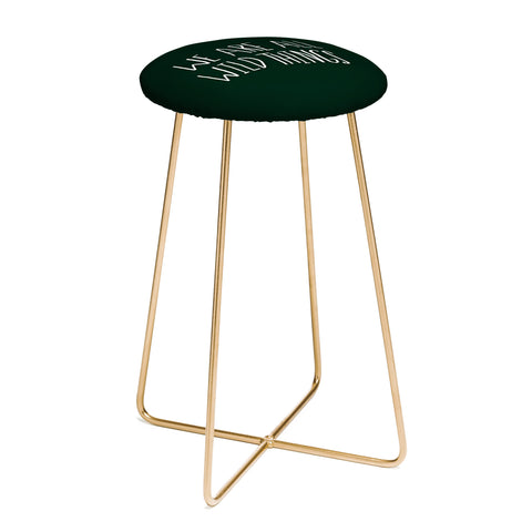 Leah Flores We Are All Wild Things Counter Stool