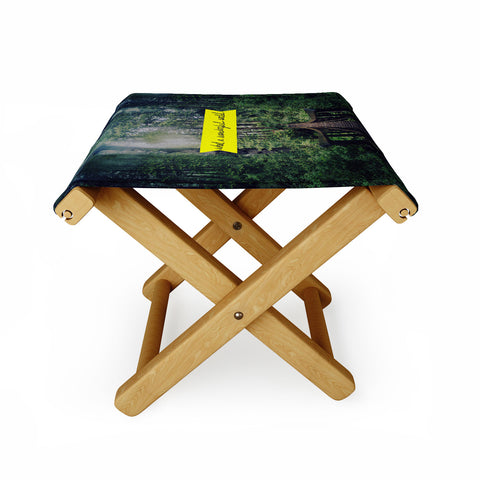 Leah Flores What A Wonderful World Folding Stool