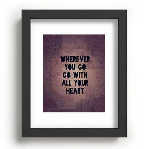 Leah Flores Wherever You Go Recessed Framing Rectangle