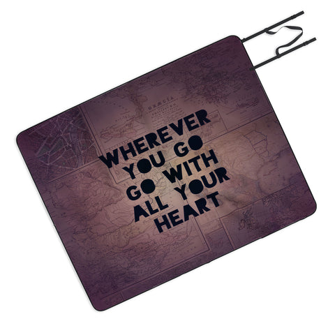 Leah Flores Wherever You Go Picnic Blanket