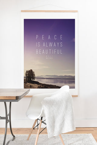 Leah Flores Whitman Peace Art Print And Hanger