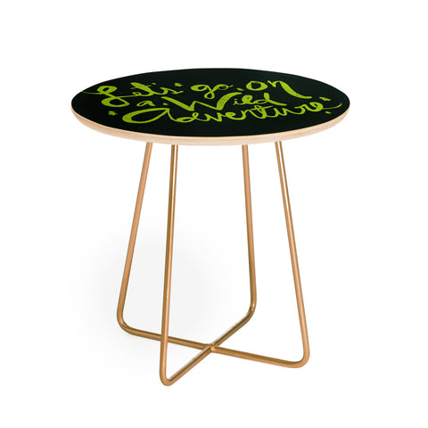 Leah Flores Wild Adventure Round Side Table