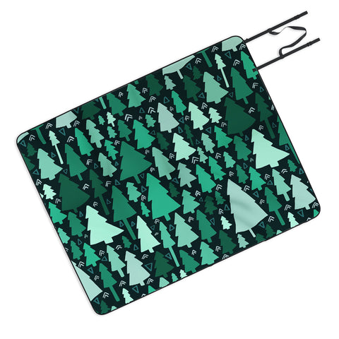 Leah Flores Wild and Woodsy Picnic Blanket