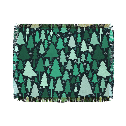 Leah Flores Wild and Woodsy Throw Blanket