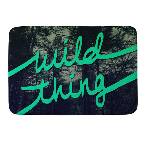 Leah Flores Wild Thing 1 Memory Foam Bath Mat
