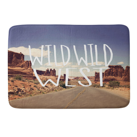 Leah Flores Wild Wild West Memory Foam Bath Mat