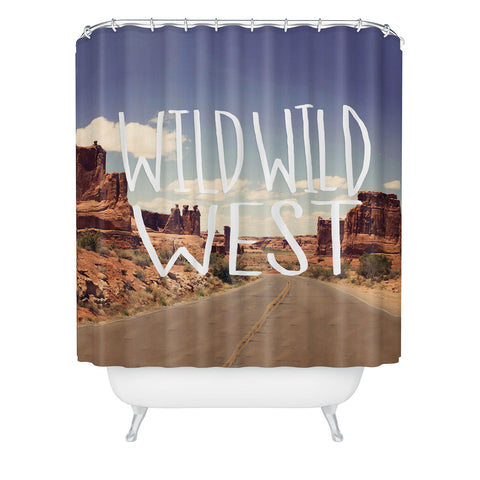 Leah Flores Wild Wild West Shower Curtain