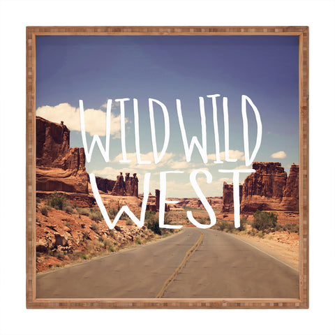Leah Flores Wild Wild West Square Tray