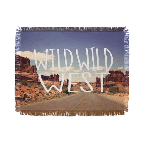 Leah Flores Wild Wild West Throw Blanket