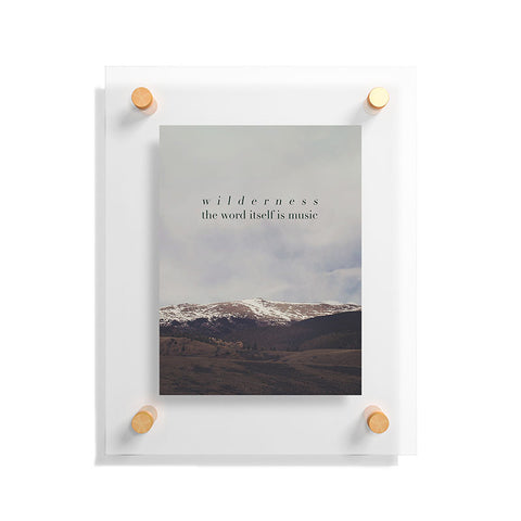 Leah Flores Wilderness Music Floating Acrylic Print