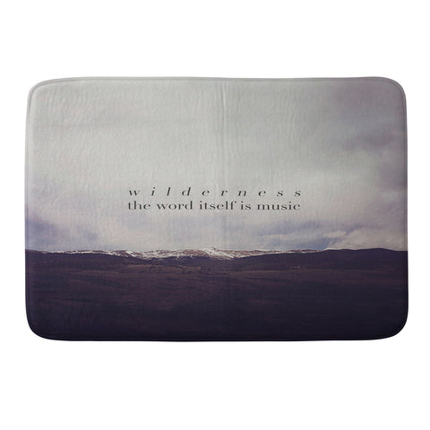 Leah Flores Wilderness Music Memory Foam Bath Mat