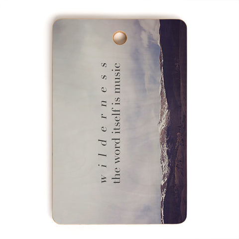 Leah Flores Wilderness Music Cutting Board Rectangle