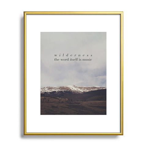 Leah Flores Wilderness Music Metal Framed Art Print