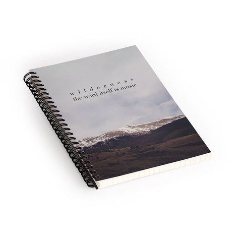 Leah Flores Wilderness Music Spiral Notebook
