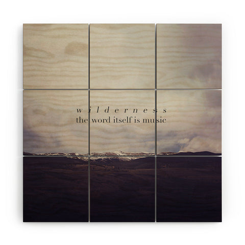Leah Flores Wilderness Music Wood Wall Mural
