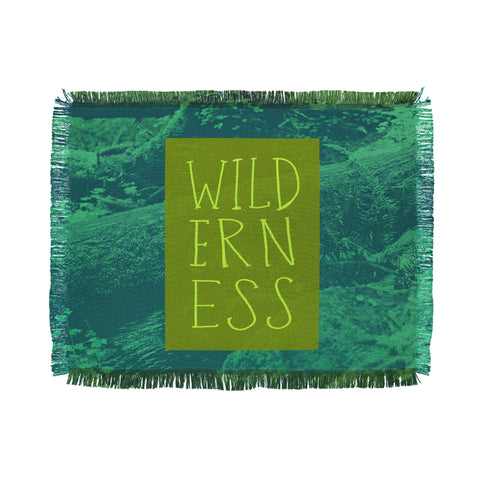 Leah Flores Wilderness Throw Blanket