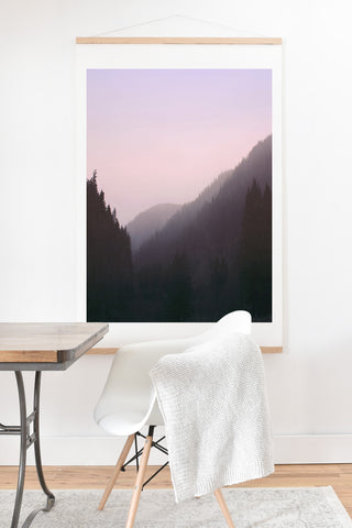 Leah Flores Wilderness x Pink Art Print And Hanger