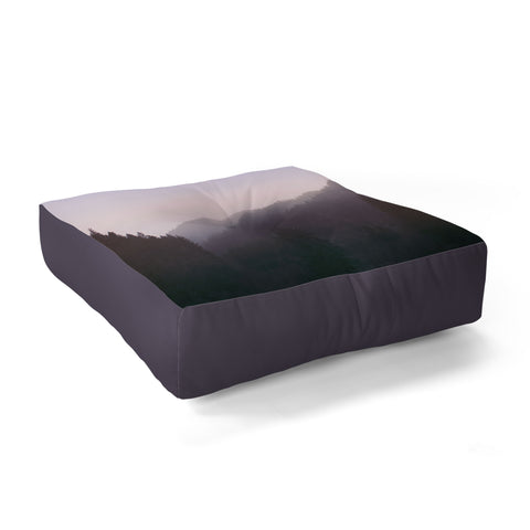 Leah Flores Wilderness x Pink Floor Pillow Square