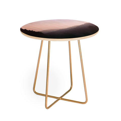 Leah Flores Wilderness x Pink Round Side Table
