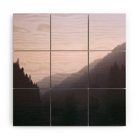 Leah Flores Wilderness x Pink Wood Wall Mural