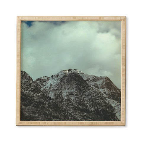 Leah Flores Winter in the Cascades Framed Wall Art