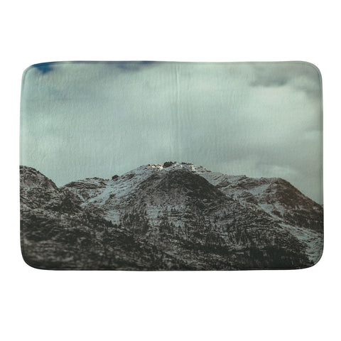 Leah Flores Winter in the Cascades Memory Foam Bath Mat