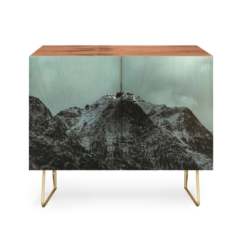 Leah Flores Winter in the Cascades Credenza