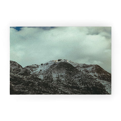 Leah Flores Winter in the Cascades Welcome Mat