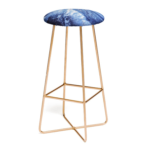 Leah Flores Winter Mountain Range Bar Stool