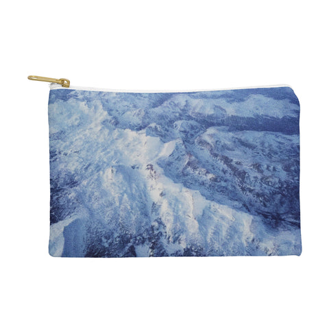 Leah Flores Winter Mountain Range Pouch