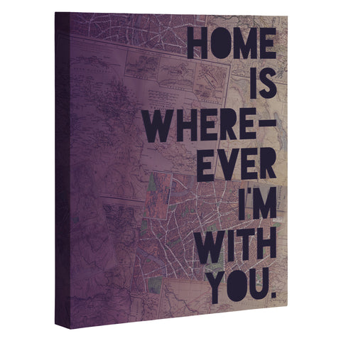 Leah Flores With You Art Canvas