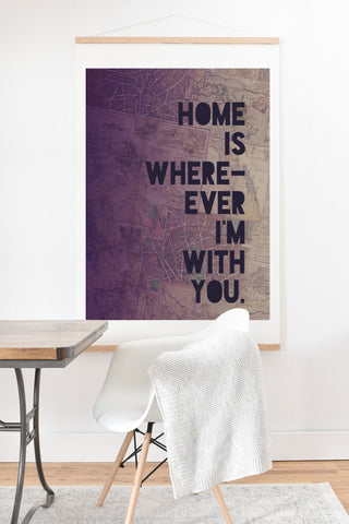 Leah Flores With You Art Print And Hanger