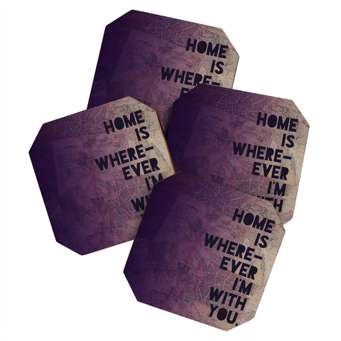 Leah Flores With You Coaster Set