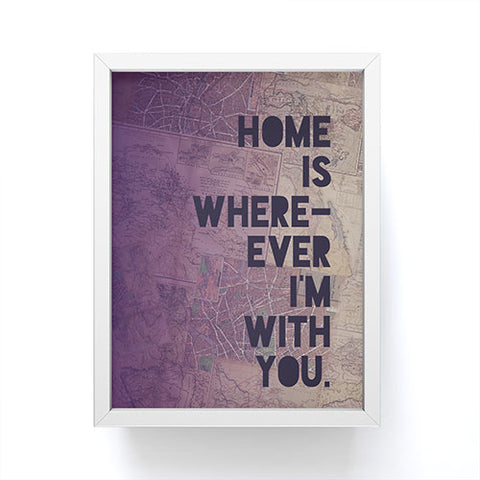 Leah Flores With You Framed Mini Art Print