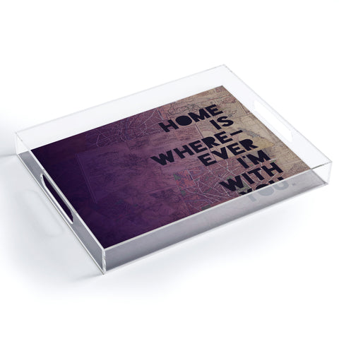 Leah Flores With You Acrylic Tray