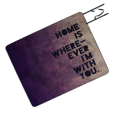 Leah Flores With You Picnic Blanket