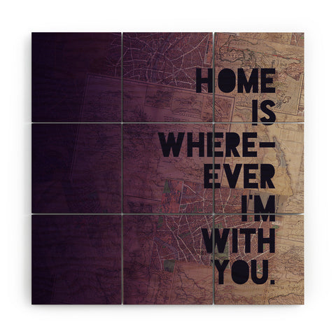 Leah Flores With You Wood Wall Mural